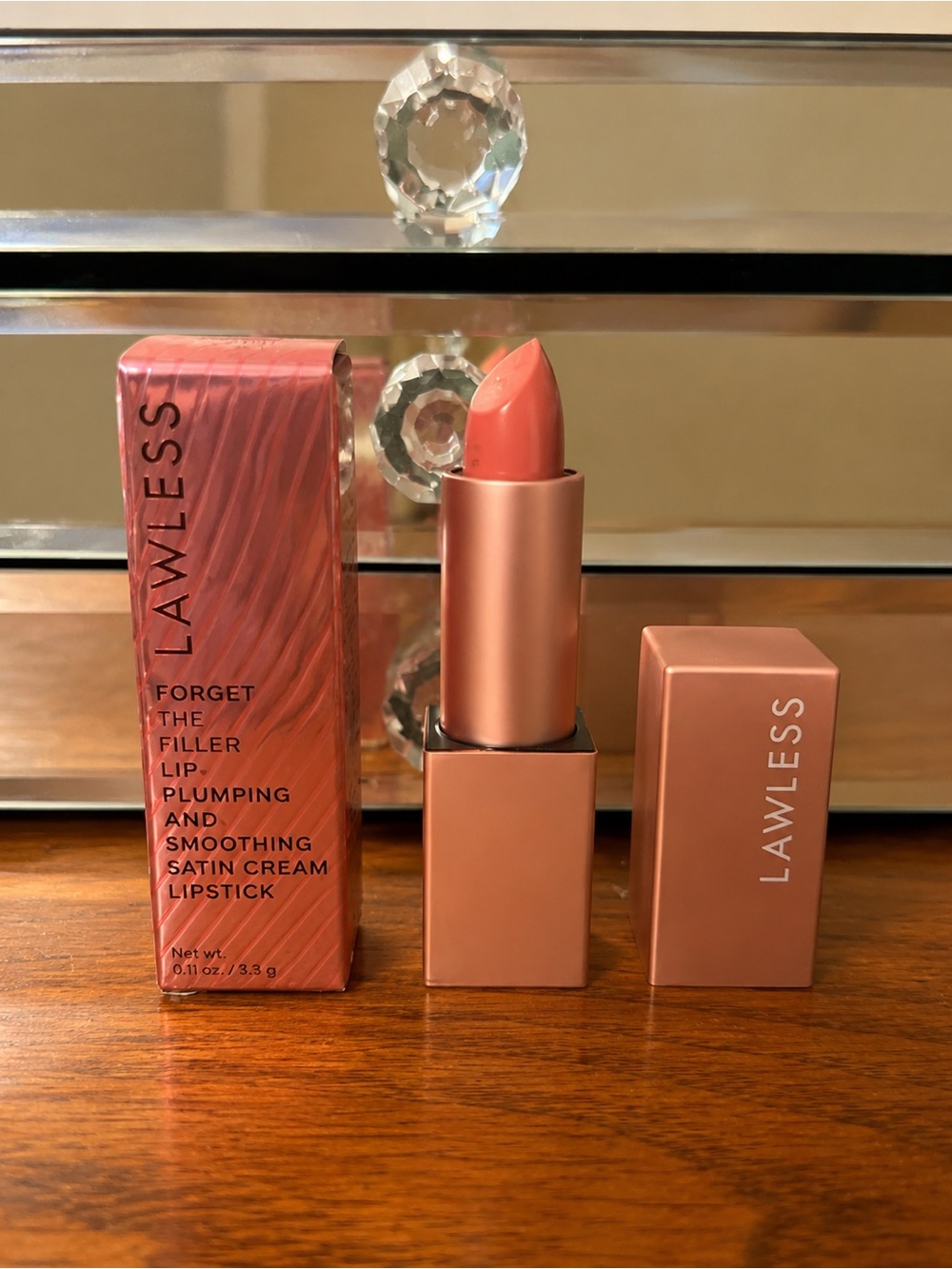 Lawless Forget The Filler Lipstick Tropic NIB